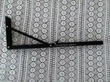 Soporte de ángulo de plegado triangular negro de 8-20 pulgadas, montaje en pared ajustable, estante de rodamiento duradero, Banco de Mesa para el hogar, bricolaje, 2 uds.