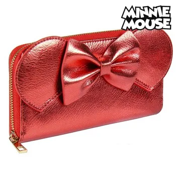

Purse Minnie Mouse Card holder Red Metallic 70686