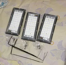 IP65 Led Spotlight Projector Wall-Lamp Street Waterproof 50W AC 220V 3pcs/Lot