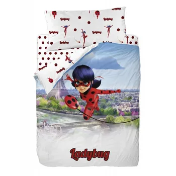 

GAMANATURA-duvet cover Set LADYBUG MIRACULOUS (Bed 90x190)