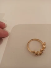 Anillo de cola ajustable para mujer y niña, accesorios de joyería con diamantes de imitación, hojas trenzadas, flores wishful, novedad, venta al por mayor