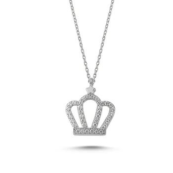 

KUTAYDAN Zircon Crown Pendant 925 Sterling Silver