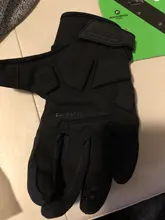 ROCKBROS-guantes de ciclismo a prueba de viento para otoño e invierno, guantes deportivos antigolpes transpirables con pantalla táctil SBR para bicicleta de montaña