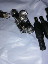 Fuente de alimentación de 5,5mm x 2,1mm, 5,5x2,1 CC, Conector de clavija + adaptador de Terminal de montaje de Panel de Metal hembra, enchufe, conectores DC