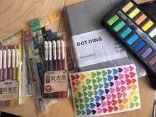 Agenda de papel A5 con puntos, tapa blanda de cuero, 160 páginas, papel blanco marfil, 100 GSM, cuaderno hecho a mano, 4,7