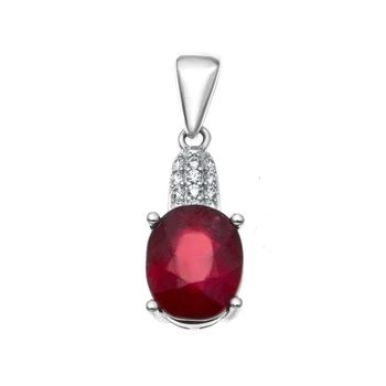 

Pendant made of silver with and Ruby Nat. (h)