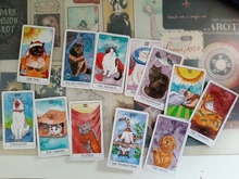 Cartas de Tarot y guía, juego de adivinación del destino, cubierta para fiesta, vacaciones, juegos de mesa