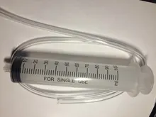 Jeringa de plástico de 100ml, Kit de Tubo Transparente de 80cm para medir nutrientes, útil para el hogar