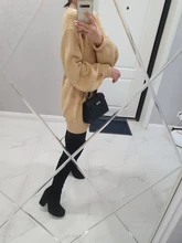 Kimono Cardigan Sweaters Lantern Berrygo V-Neck Knitted Female Women Sleeve-Button Streetwear