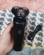 UICINOY-Afeitadora eléctrica recargable para hombre, afeitadora en seco y húmedo IPX7, afeitadora resistente al agua