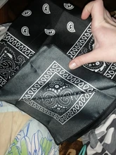 Bandana de estilo Hip Hop para hombre y mujer, gorros deportivos de Cachemira, Bandana para muñeca, diadema con cabezal con dos caras, pañuelo para la cabeza