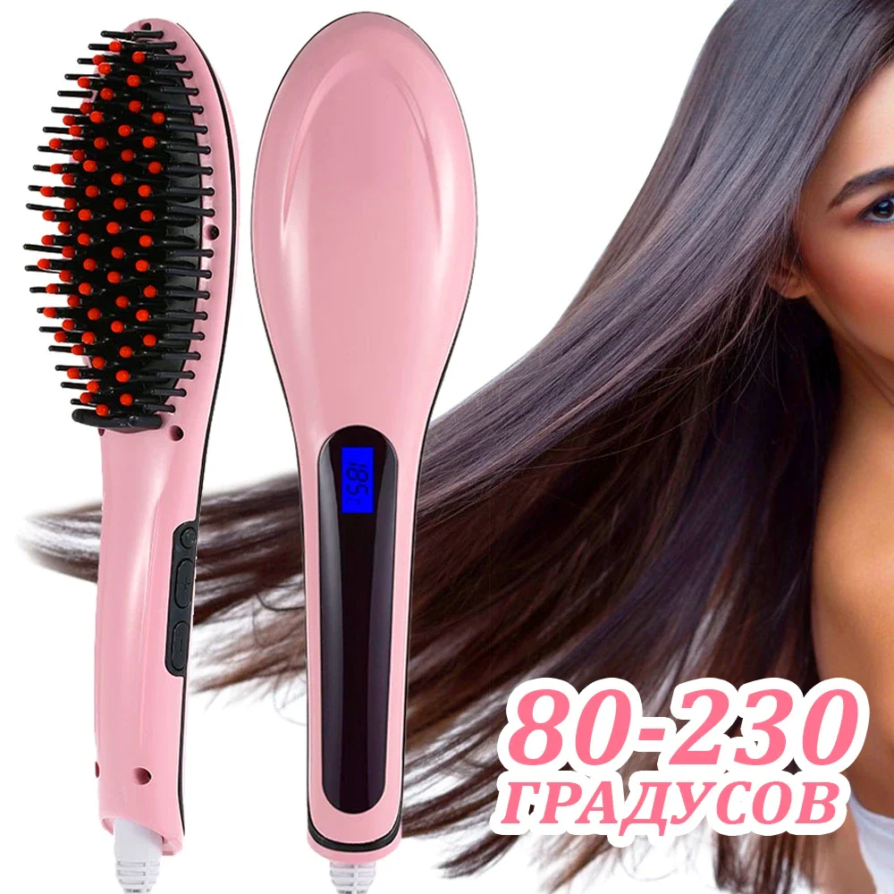 Professional Malaysia Women Hair Straightener Brush Men Beard Straightener  Styler Modeling Hair Curly Comb Original | Shopee Malaysia