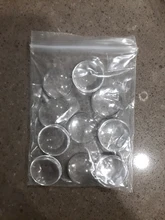 Cabujón de cristal transparente redondo plano para hacer joyas DIY 6mm 8mm 10mm 12mm 14mm 16mm 18mm 20mm 25mm 30mm 35mm