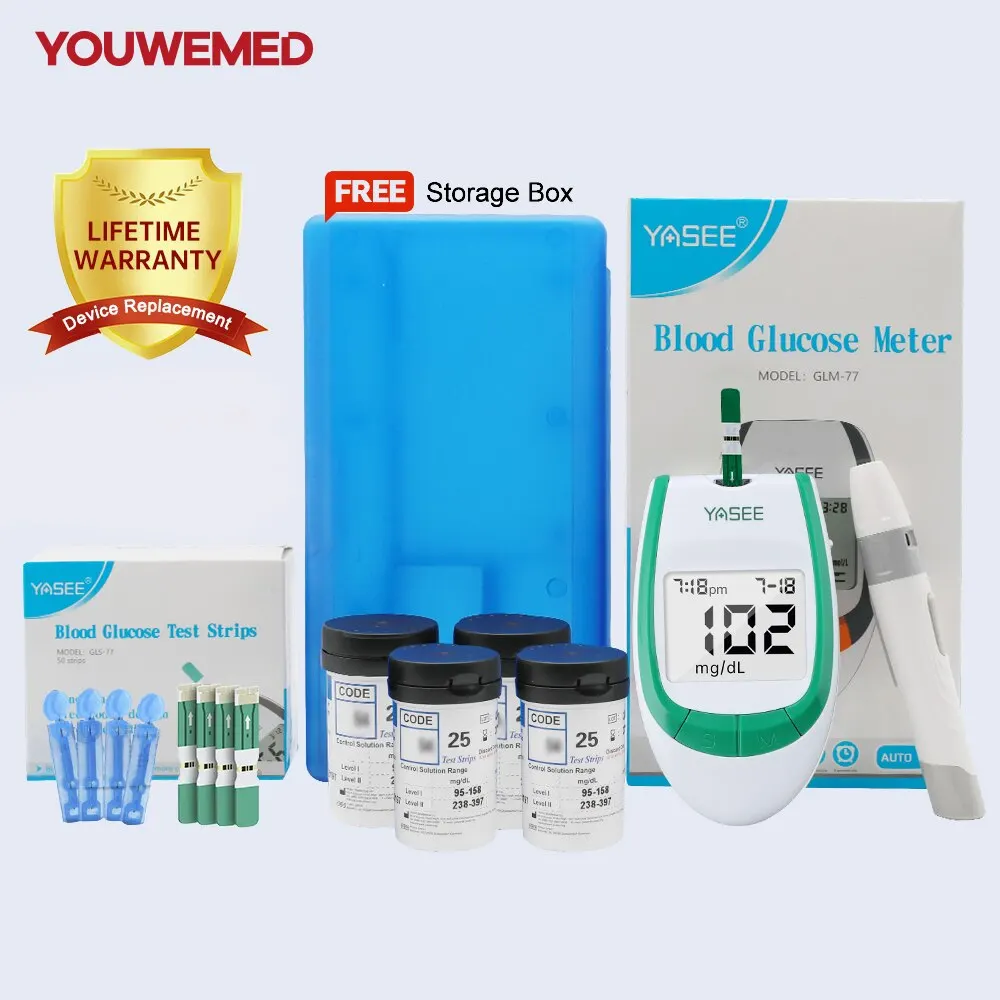 Глюкометр медицинский с ланцетом 25-100 шт. | Красота и здоровье