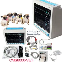 

CONTEC CMS8000-VET 6-Parameter Portable Patient Monitor Medical Machine For VET Animal Veterinary With ETCO2 And IBP And Printer