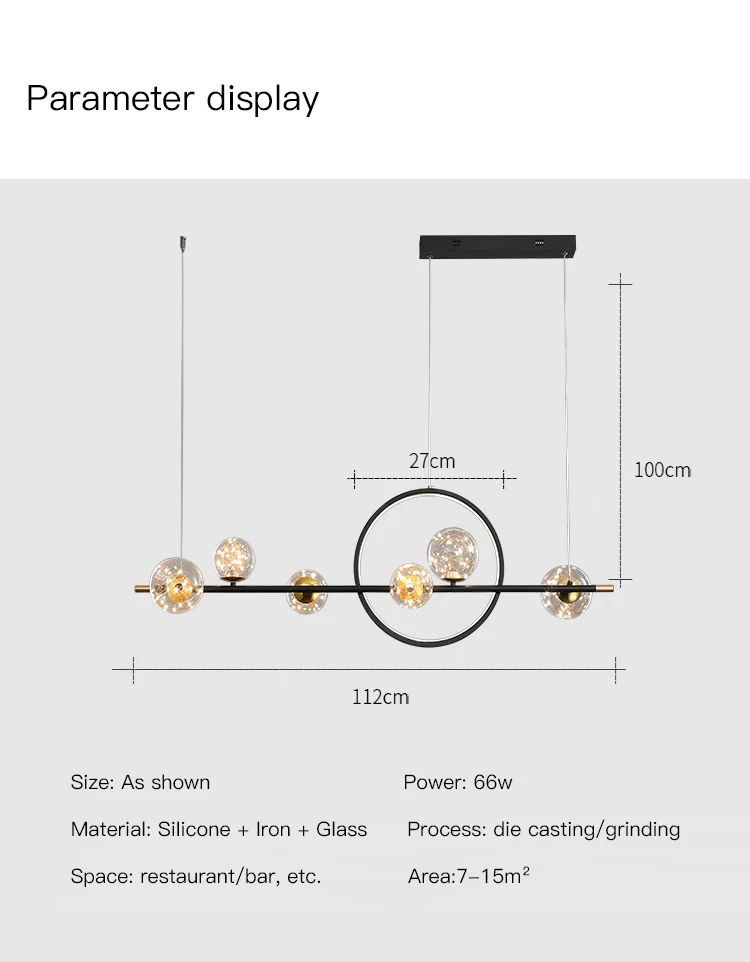 entryway chandelier New Modern LED Pendant Lamp Glass Ball Chandelier For Dining Room Kitchen Living Room Bedroom Star Design Ceiling Hanging Light dining room light fixtures