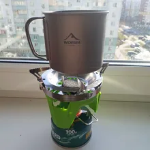 Tourist Tableware Cookware Utensils Kitchen-Equipment Travel-Cooking-Set Titanium-Cup