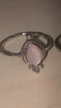 Anillos metálicos de dedo con piedras coloridas para mujer y niña, HZ, 2019, Vintage, color plata, para verano