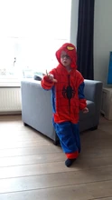 Niño niña Pijamas niños Pijamas nuevo Unisex Pijamas araña de chico de dibujos animados de animales pijama de Cosplay Onesie ropa de dormir Sudadera con capucha