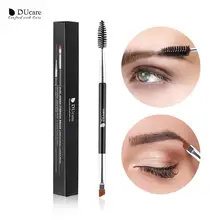 

DUcare 2 in 1 Eyelash Eyebrow Brush Double Head Brush Professional Cosmetics Beauty Tools Eyebrow Comb Makeup Brushes 1-3 pcs