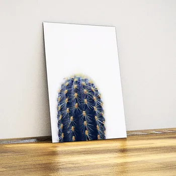 

Blue Cactus-Decorative Metal Plate