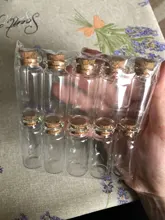 Clear Vials Glass-Bottles Cork Gifts Empty Wedding Small Home-Decoration for Holiday