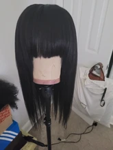 RESHINE-Peluca de cabello liso rizado 13x4, pelucas de cabello humano con encaje frontal Yaki europeo, peluca de cabello humano liso prearrancado