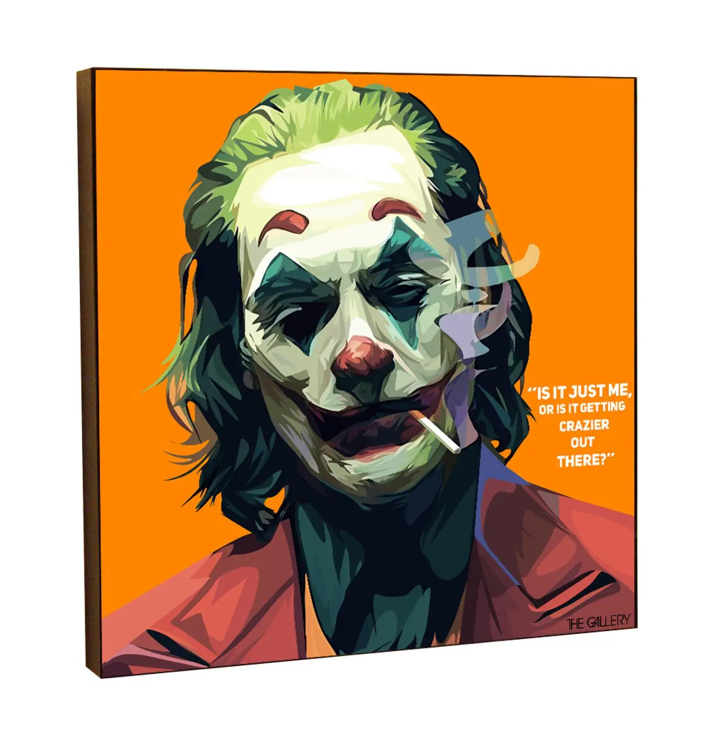 Джокер Хоакин Феникс Картина Постер в стиле поп арт Marvel Dc Comics принт декор кино гик