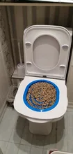 Cat Toilet Litter-Box Puppy-Cat-Litter-Mat Training-Kit Plastic 40--40--3.5cm