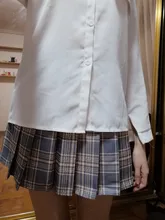 QRWR-minifaldas plisadas para mujer, faldas coreanas de cintura alta, a cuadros, sexys, con cremallera, 2020