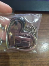 Hebilla de Metal con cierre con forma de corazón para bolso de bricolaje, cierre con giro de Metal para bolso de bricolaje