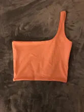 Camisetas de un hombro para mujer, tapas de cultivos sin mangas, blusa de playa de verano, ropa de moda