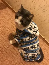 (Rusia aire Express puede pista) suave lana cálida ropa de perro traje de Yorkshire Chihuahua pequeño abrigo para perros