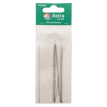 

Xq269 needle for beads 8 cm, D 0,45mm, 10 PCs, Astra
