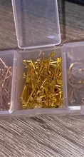 200 unids/lote cabeza plana pines 20 25 30 35 40 45 50mm Headpins alfileres con ojetes agujas suministros de fabricación de la joyería DIY resultados