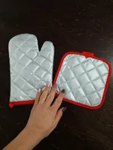 Party-Decoration-Supplies Gloves Kitchen-Mat Dining Christmas-Baking Natal Xmas New-Year