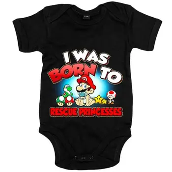 

Baby Body I was born to rescue princesses spoof Baby Mario