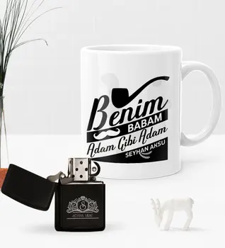 

Personalized My Dad for Man As Gasoline Lighter and Mug Set