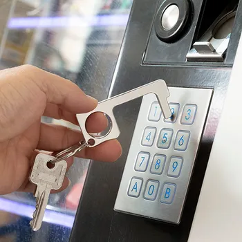 

Hygienic Door Opener Keyring Multi-use Security