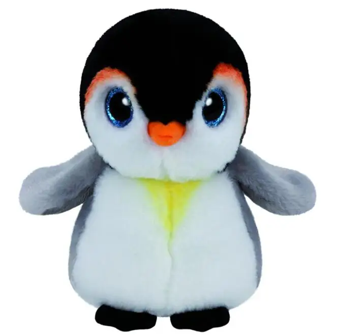 Ty Beanie мягкие и плюшевые животные Pongo пингвин игрушка 15 см