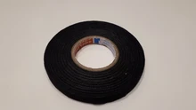 Arnés de cableado automotriz, cinta de tela, antisonajero, Universal, negro, franela, Cinta de fieltro autoadhesiva, largo 15M/25M