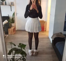 Mini Skirts School-Uniform Female Girl White High-Waist Fashion Women Cute Sweet Pleated