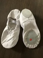 USHINE-Zapatillas de Yoga para niños y niñas, EU22-45 de tela/cabeza de cuero, para gimnasio, interior, ejercicio, zapatillas de Ballet de lona