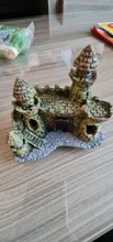 Castle-Tower-Ornaments Decoration Aquarium-Accessories Fish-Tank
