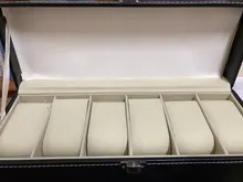 Caja de almacenamiento de reloj de cuero PU para hombre, organizador mecánico con 2/6/10/12 ranuras, expositor de relojes, Cajas de Regalo de joyería