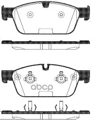 Front Brake pads Remsa 151100 Remsa art. 151100