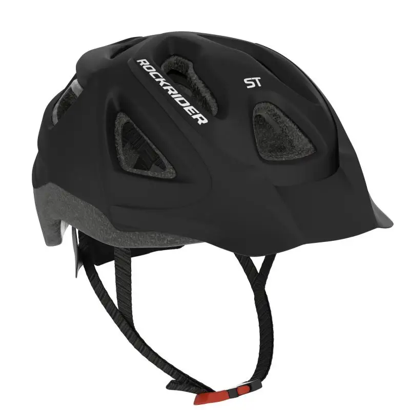 ШЛЕМ ДЛЯ ГОРНОГО ВЕЛОСИПЕДА ST 100 ROCKRIDER, Decathlon - Цвет: Черный