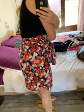 Falda envolvente Floral de cintura alta para mujer, minifalda informal ajustada con estampado de leopardo, Faldas cortas ajustadas irregulares para verano, 2021