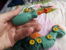 Conjunto de dinosaurios de juguete para niños, tuerca de tornillo de combinación, juguetes educativos de bloques con montaje, regalo