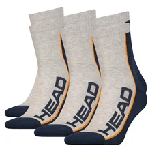 HEAD sport socks Cane half pack 3 pairs in 3 colors to choose unisex